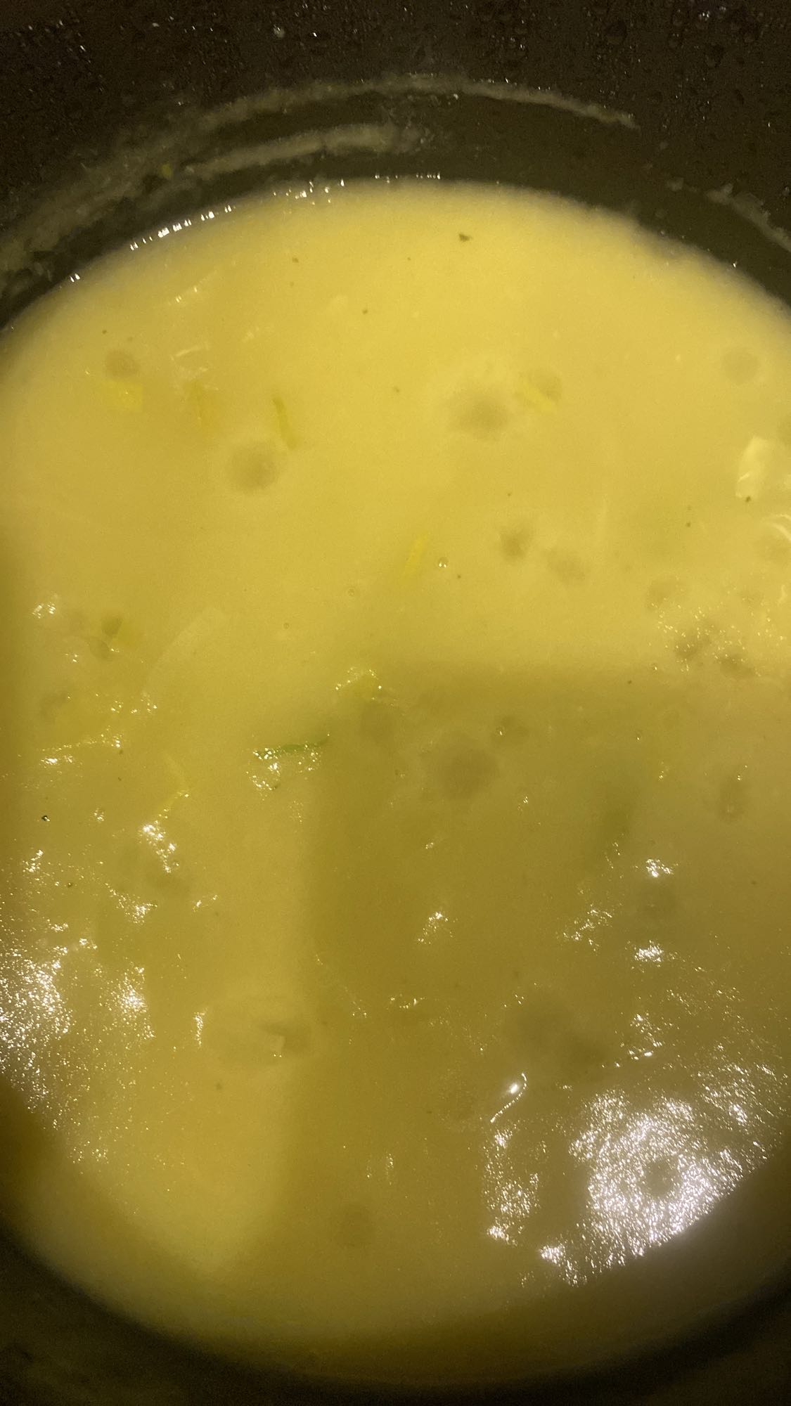 Soupe de pommes de terre