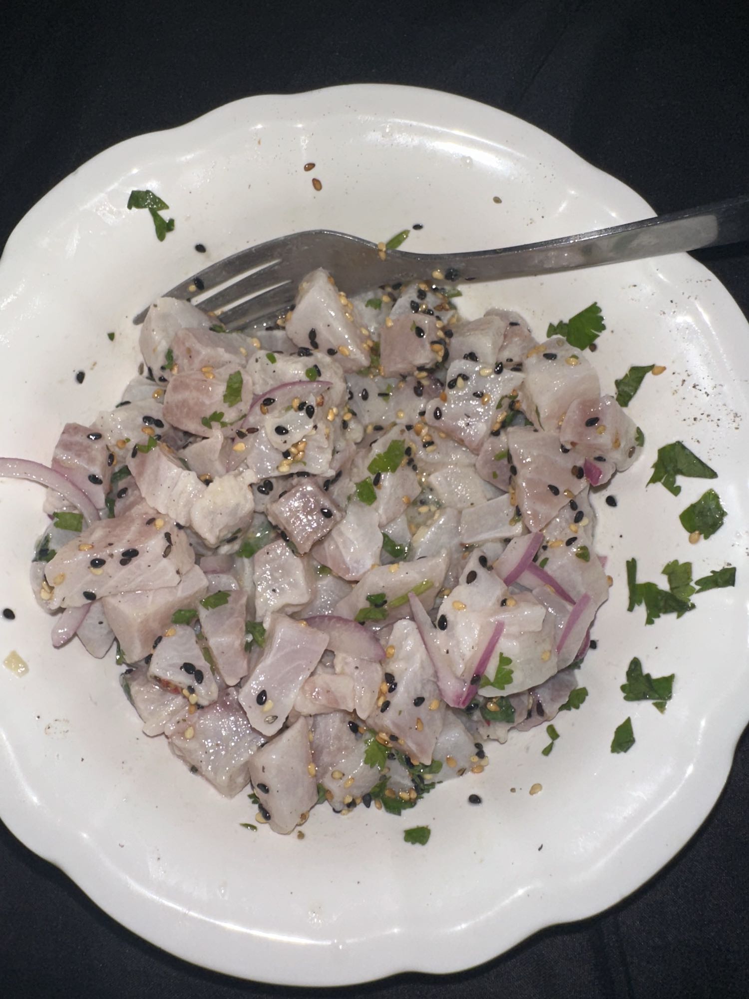 Ceviche de peixe