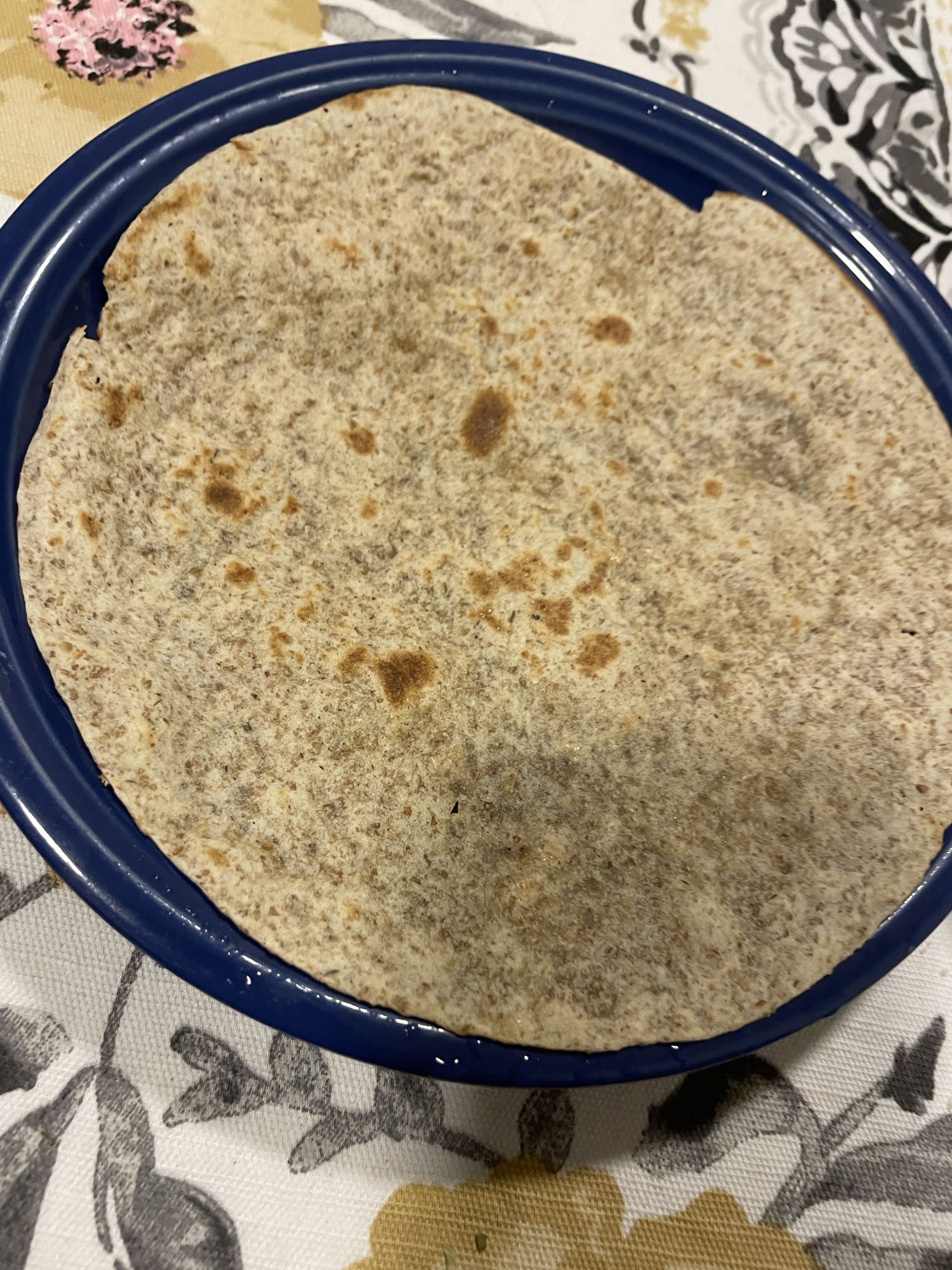 Tortilla de trigo integral