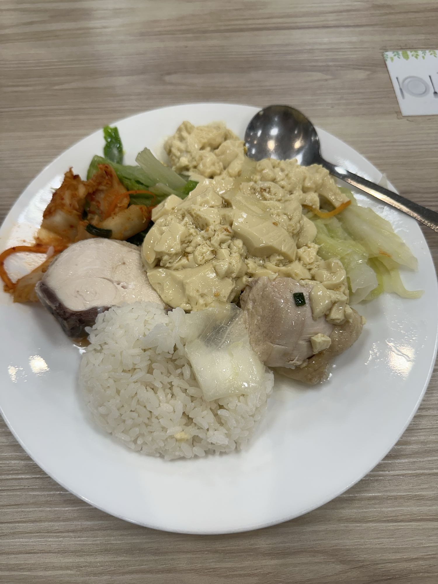 Tofu and Chicken Rice