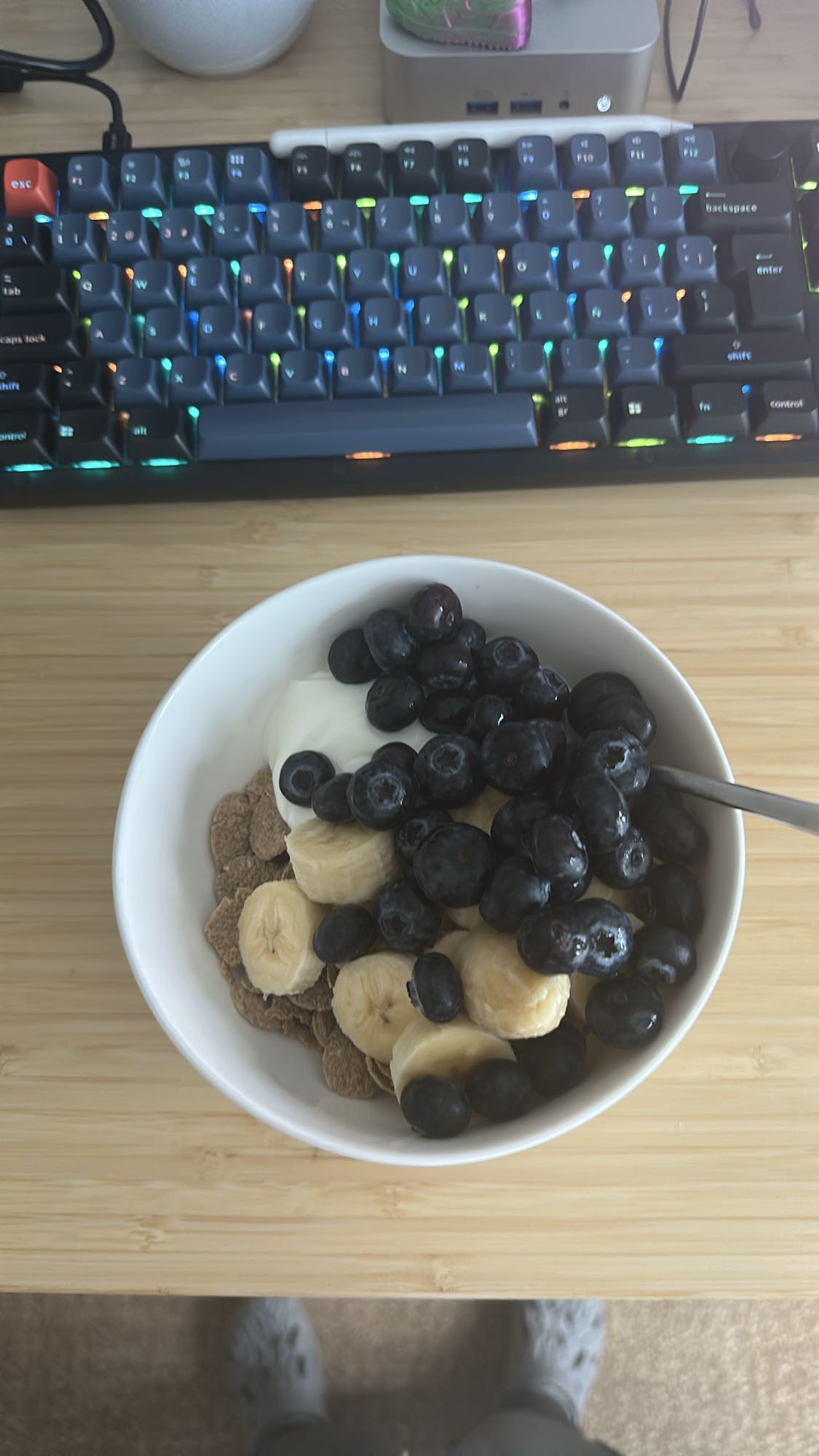 Tazón de yogur con frutas