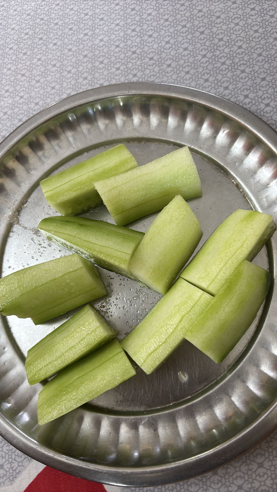 Raw Cucumber Slices