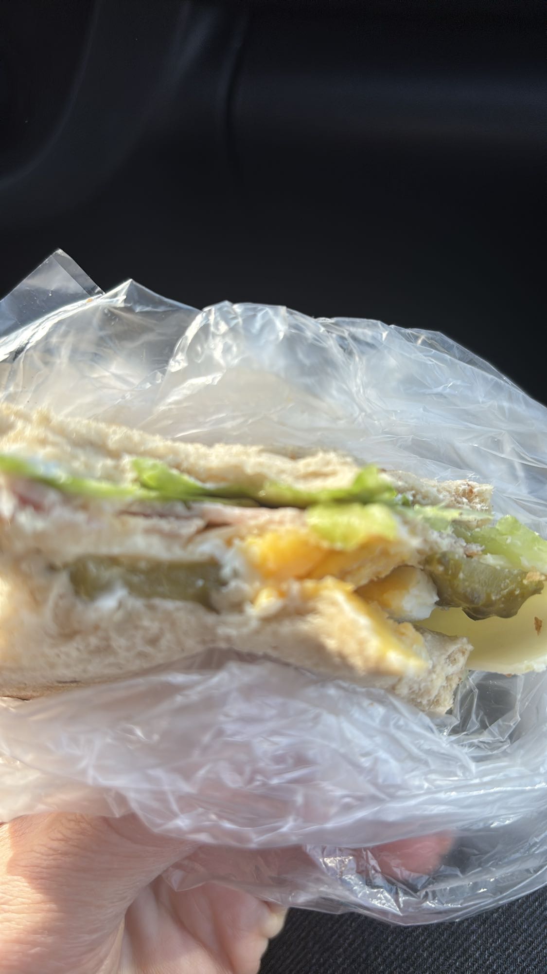 Kanapka z serem i warzywami