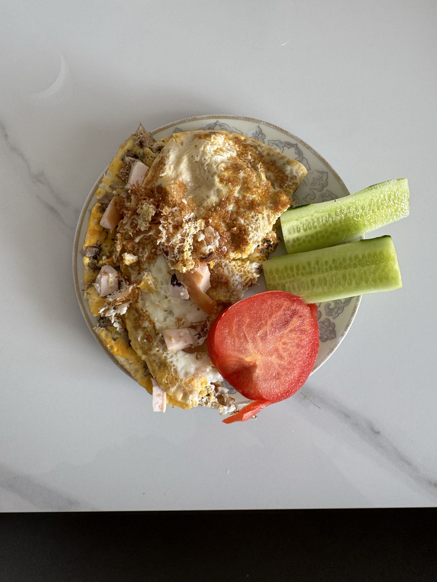 Омлет с овощами