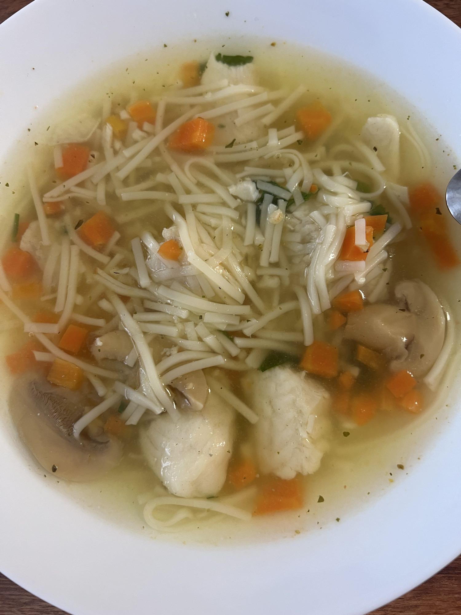 Hühnersuppe mit Nudeln