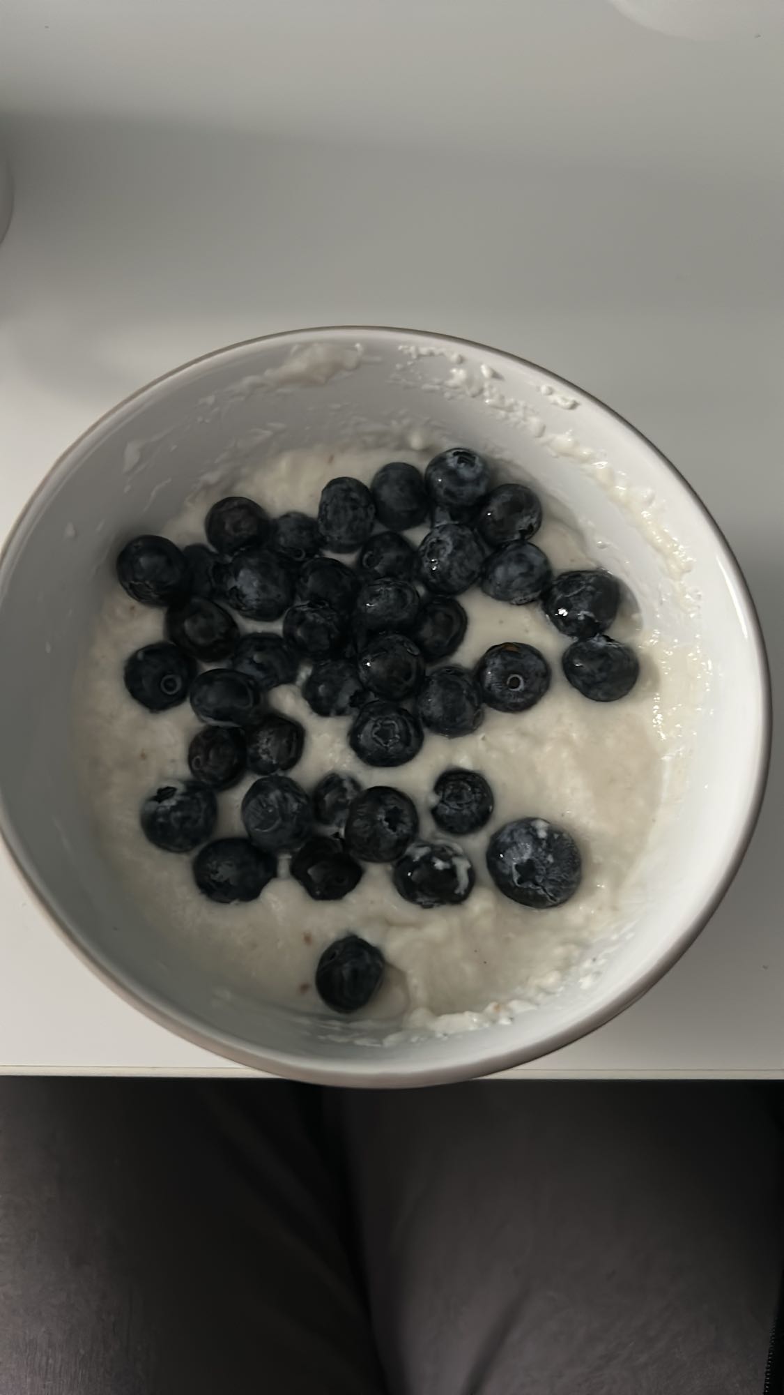 Owsianka z borówkami