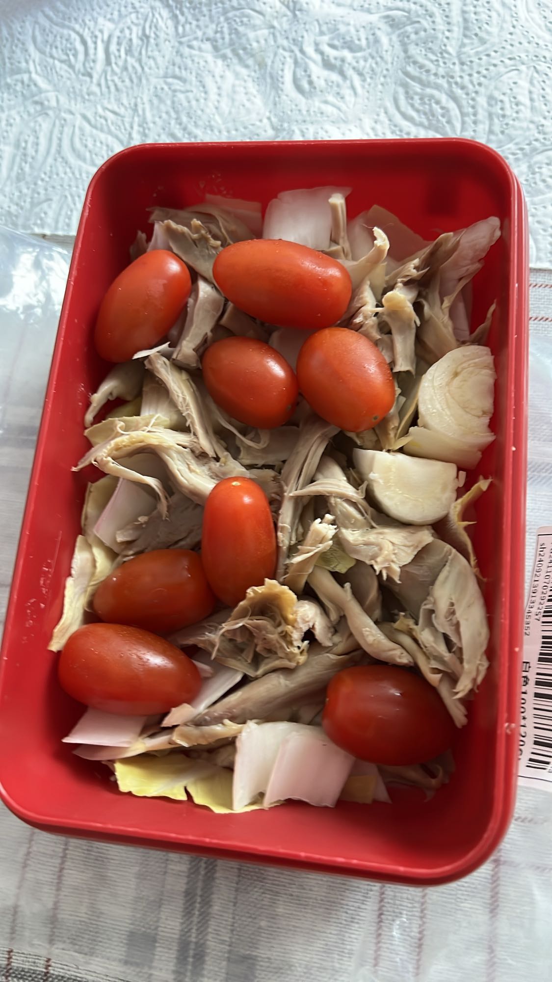 Salade de légumes frais