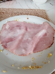 Jambon avec œufs