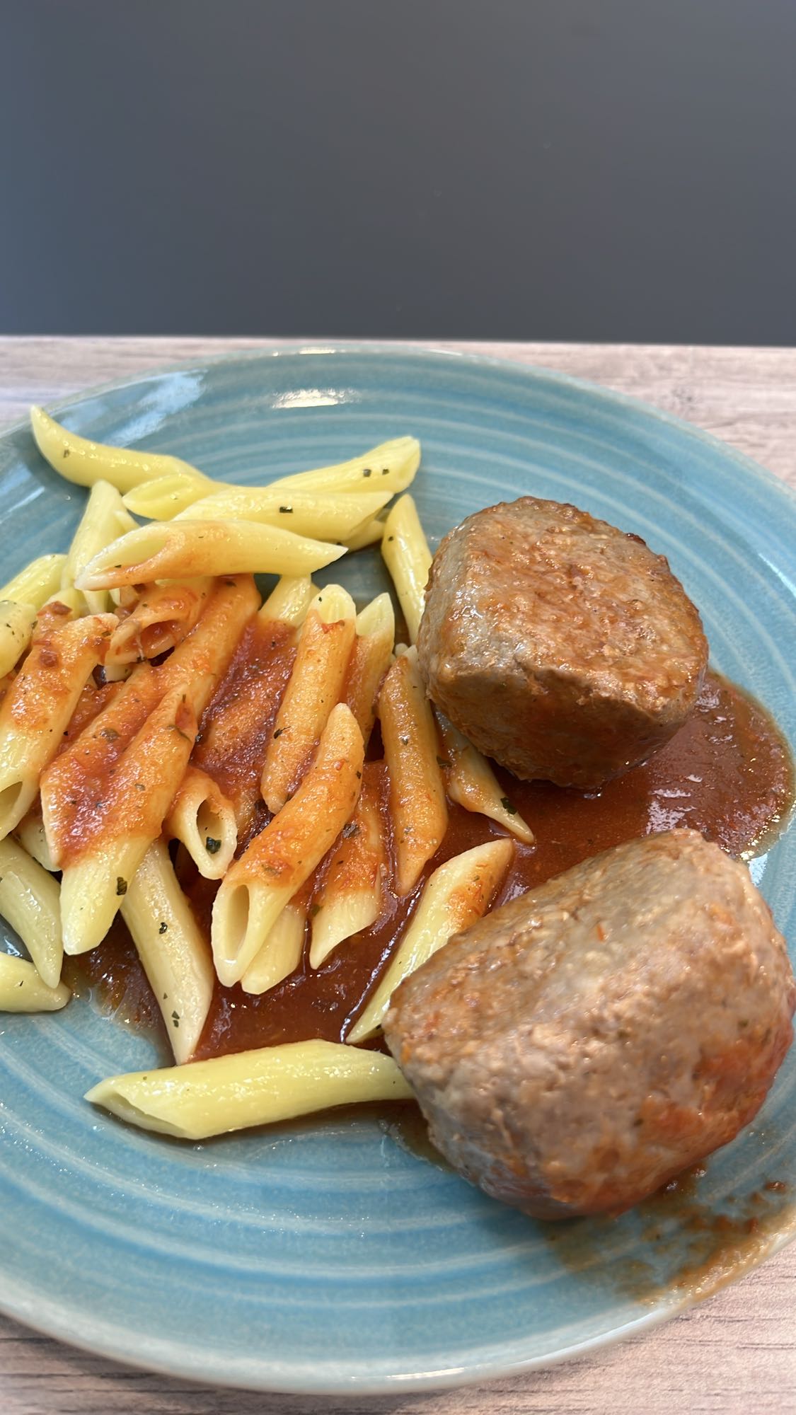 Pasta met gehaktballen