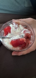 Yaourt aux fraises
