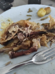 Poulet rôti avec légumes