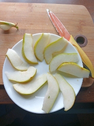 Sliced Pear