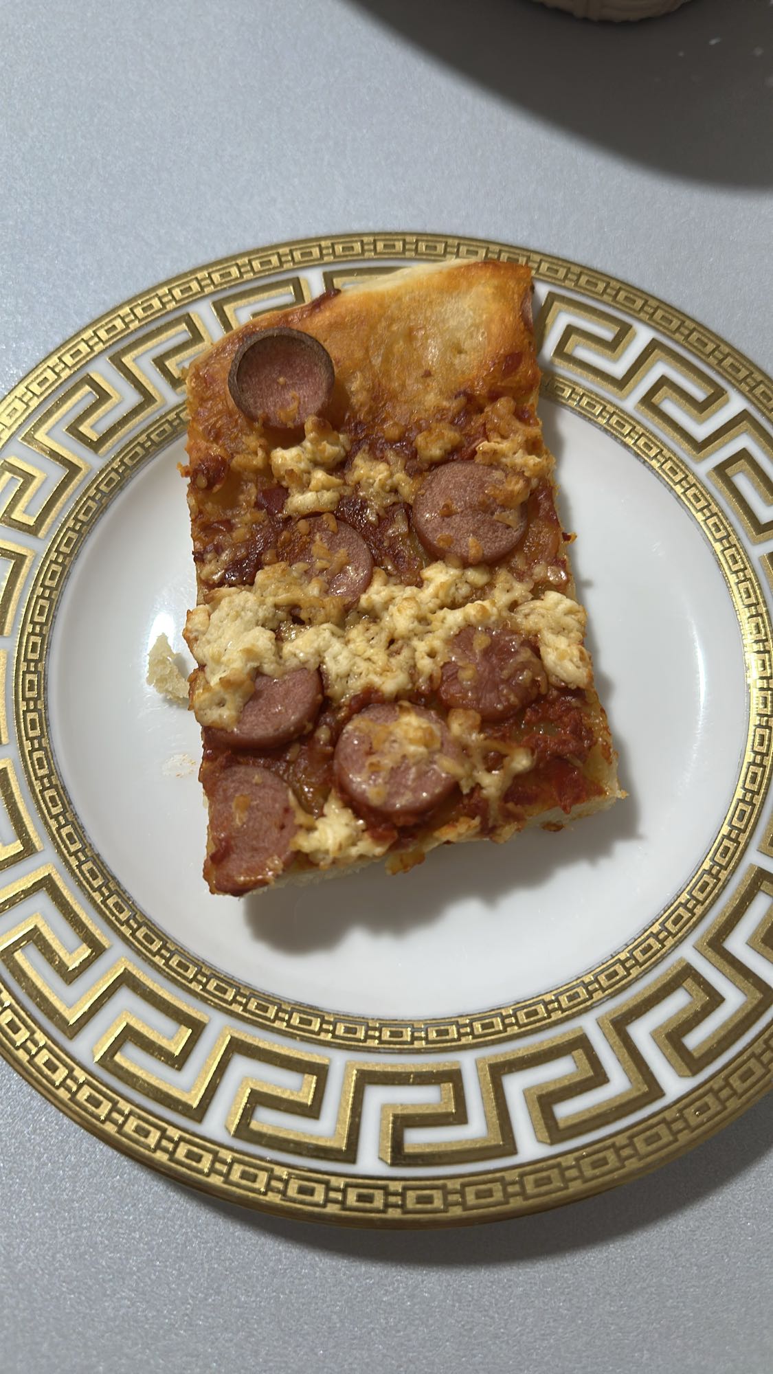 Пицца с сосисками