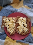 Scrambled Eggs on Toast