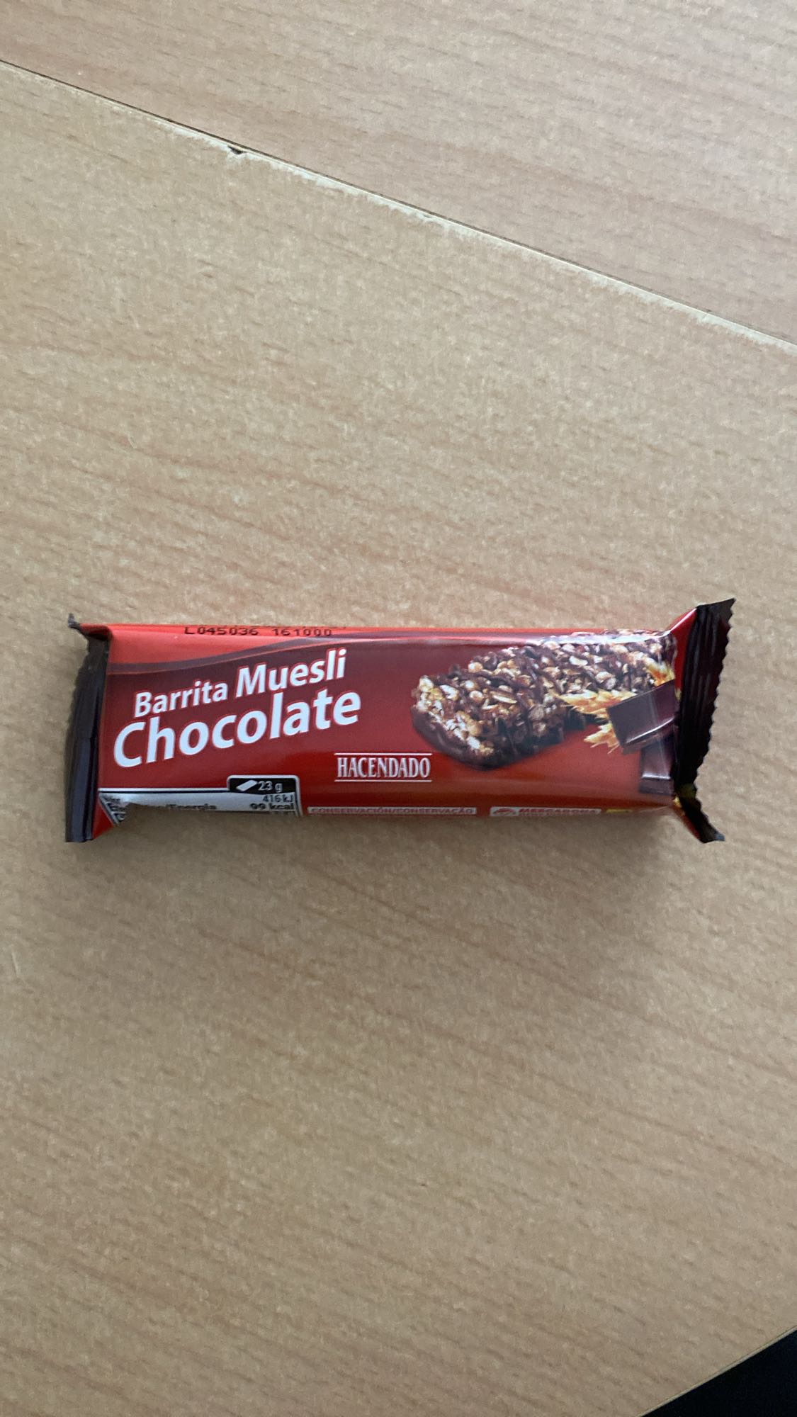 Barrita Muesli Chocolate