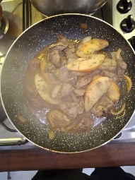 Chicken Liver with Apples