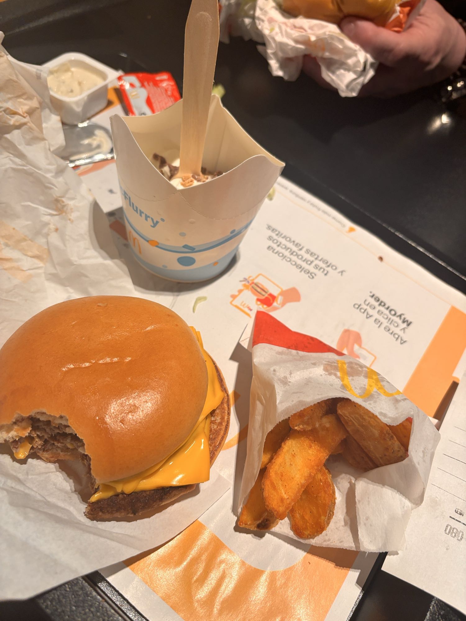 Combo de hamburguesa