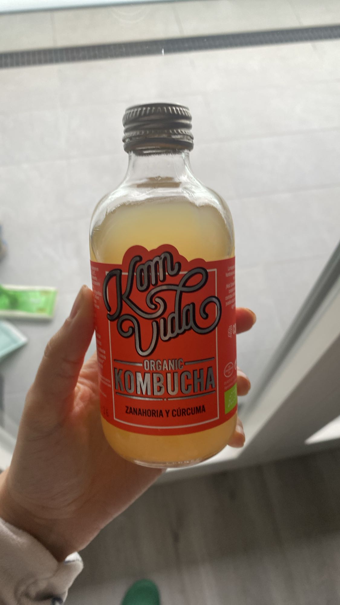 Kombucha zanahoria cúrcuma