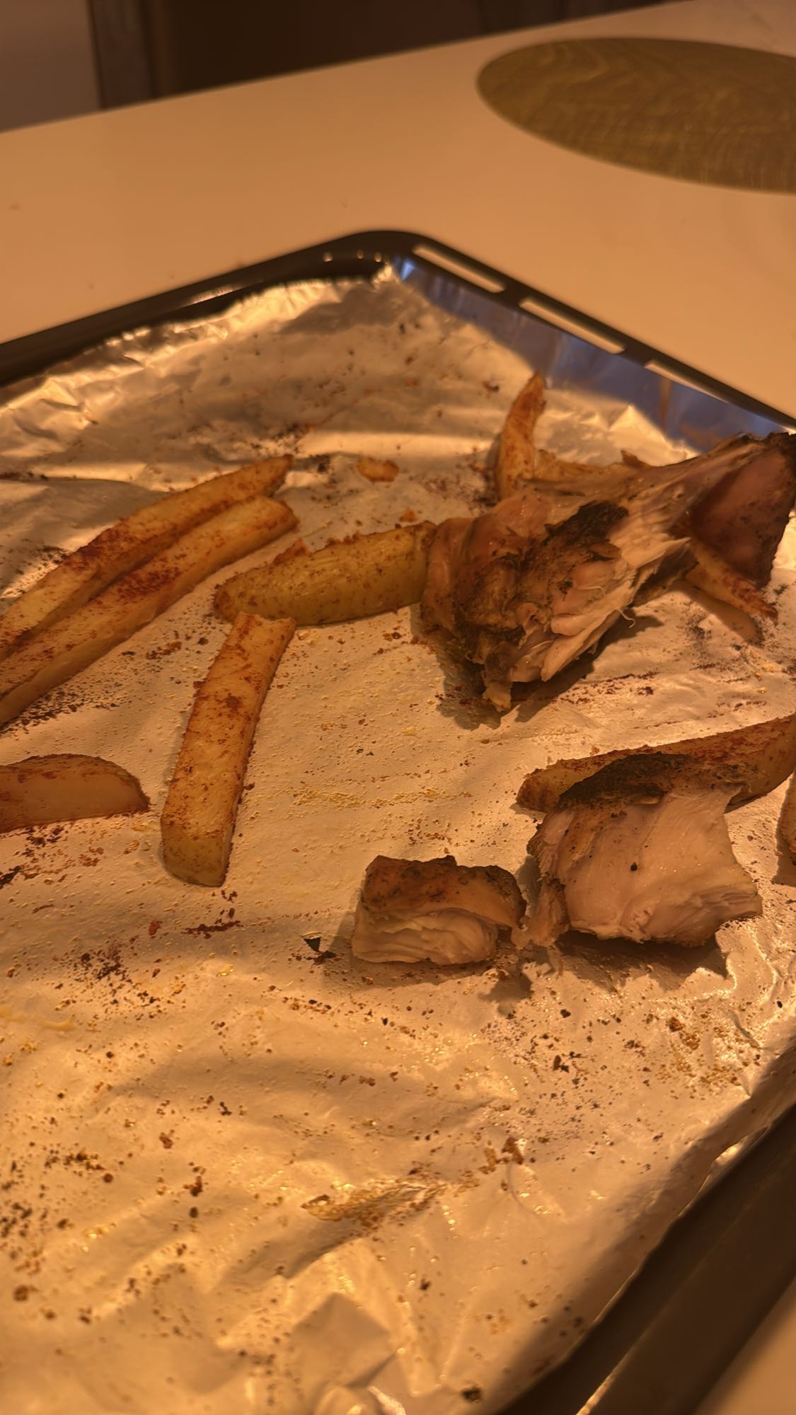 Roasted Chicken and Fries