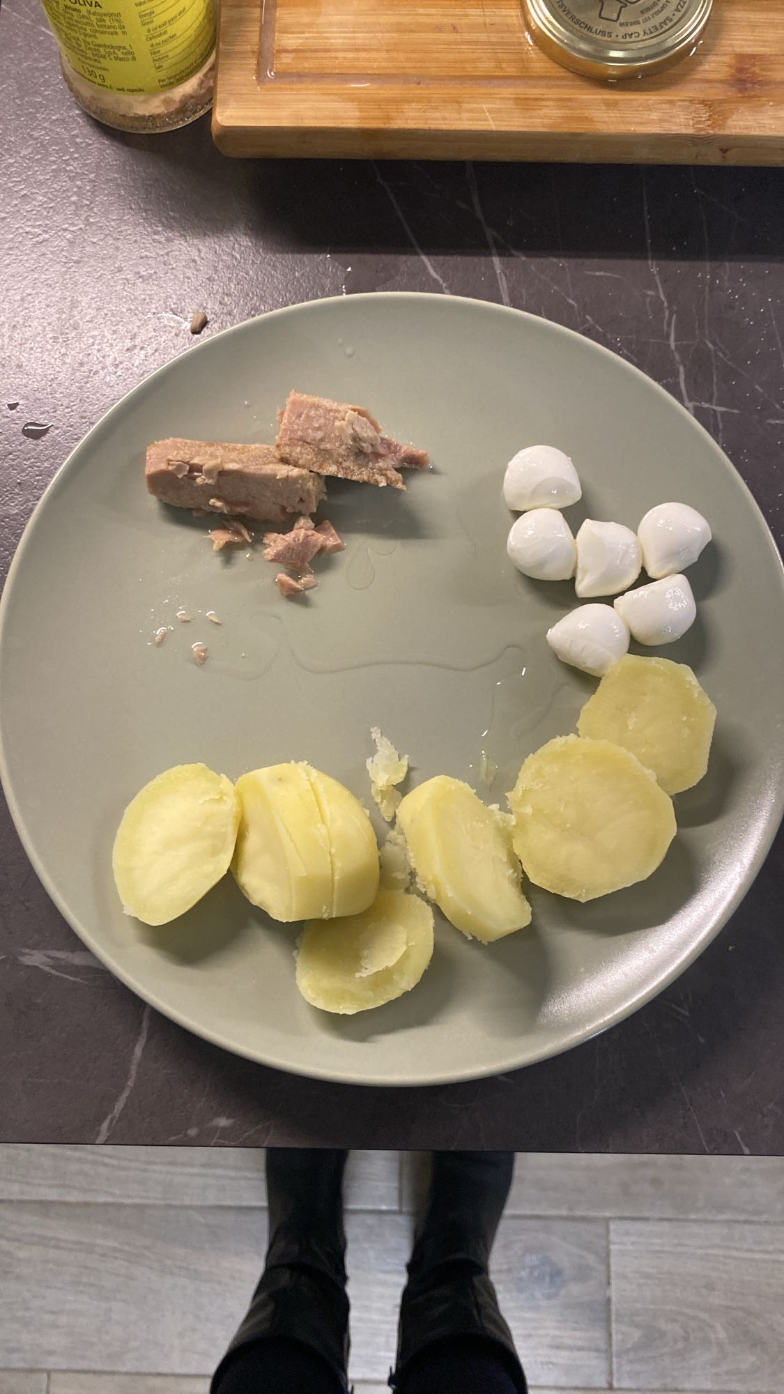 Tuna Potato Mozzarella