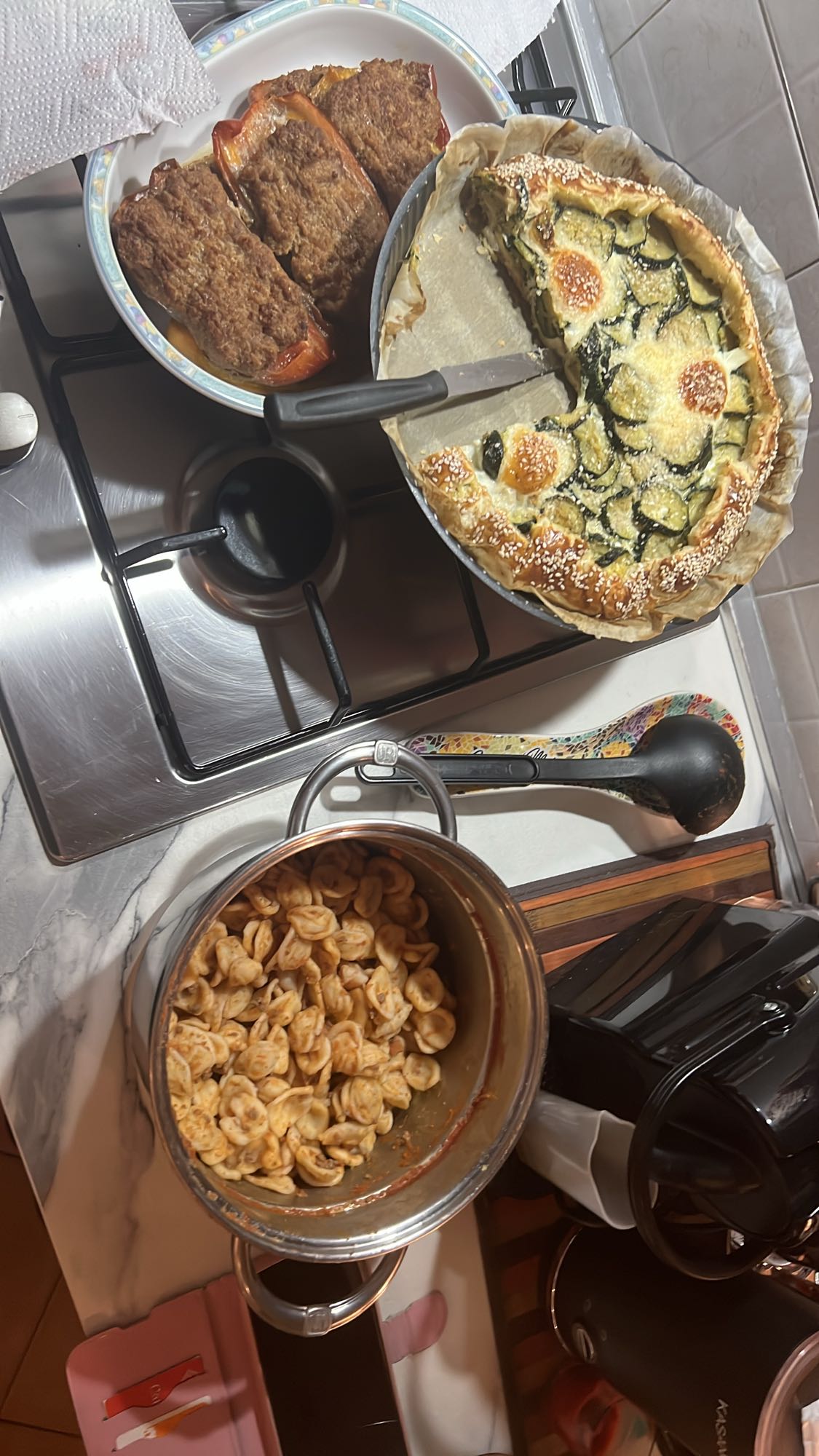 Stuffed Peppers & Pasta