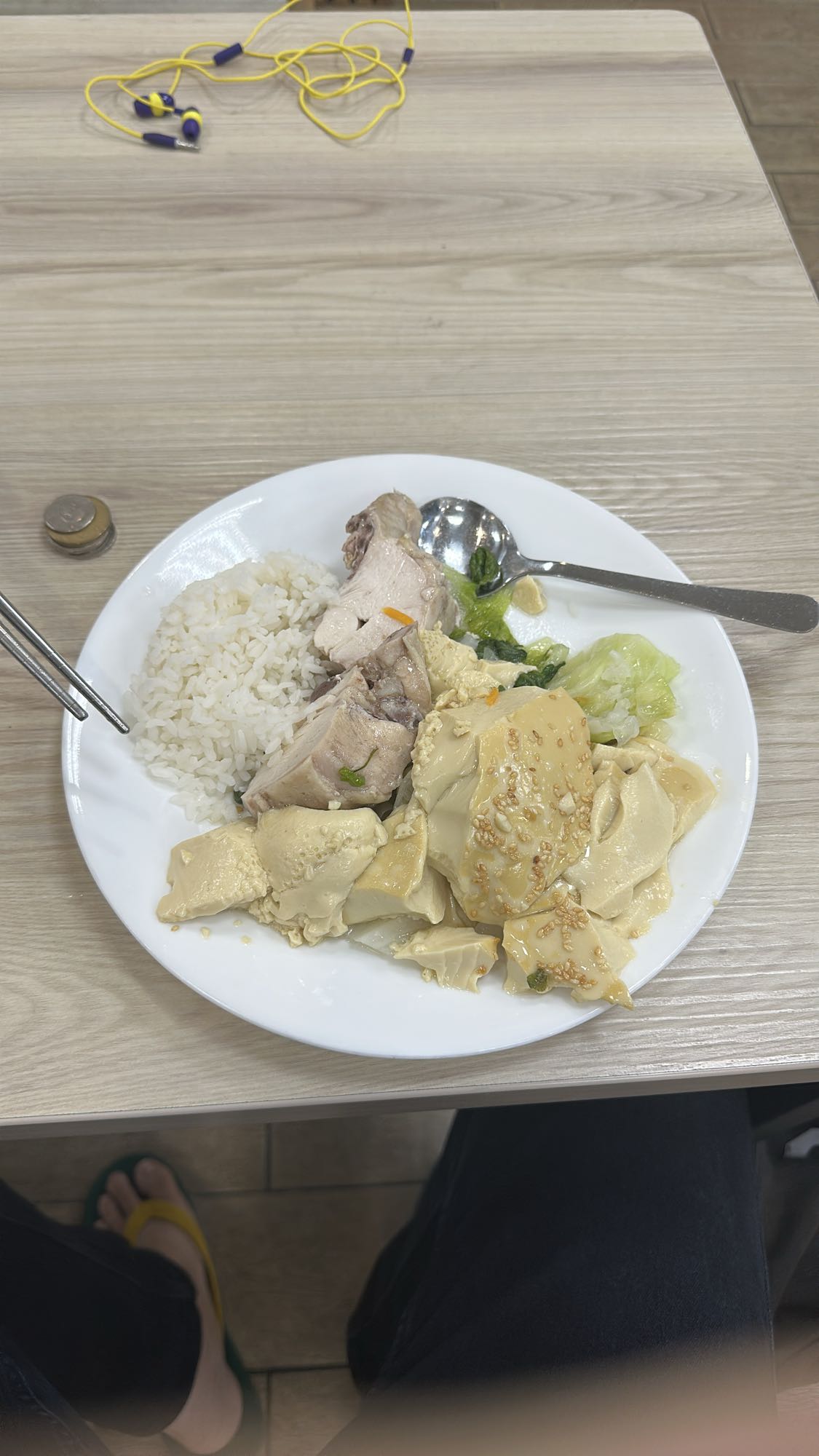 Chicken Rice with Tofu