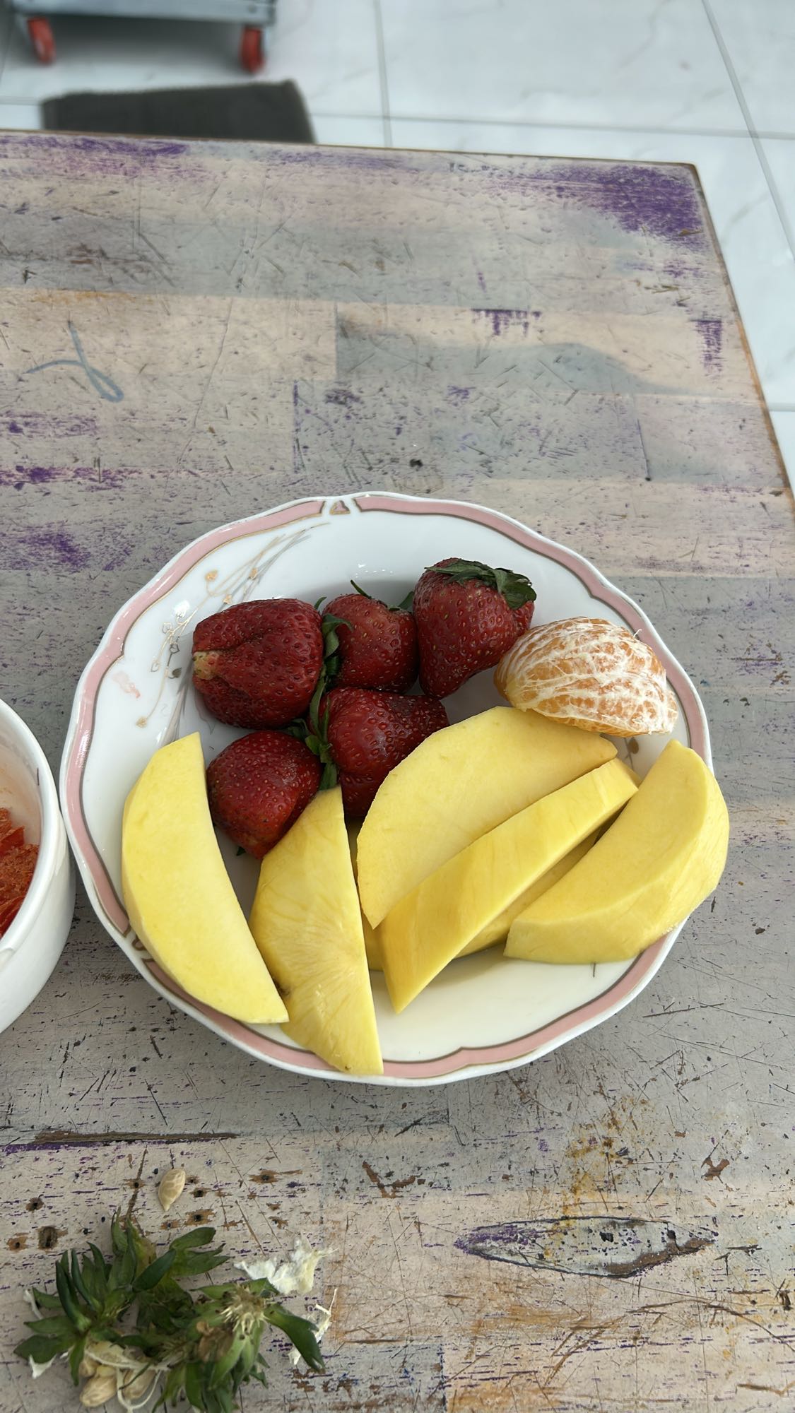 Đĩa trái cây tươi