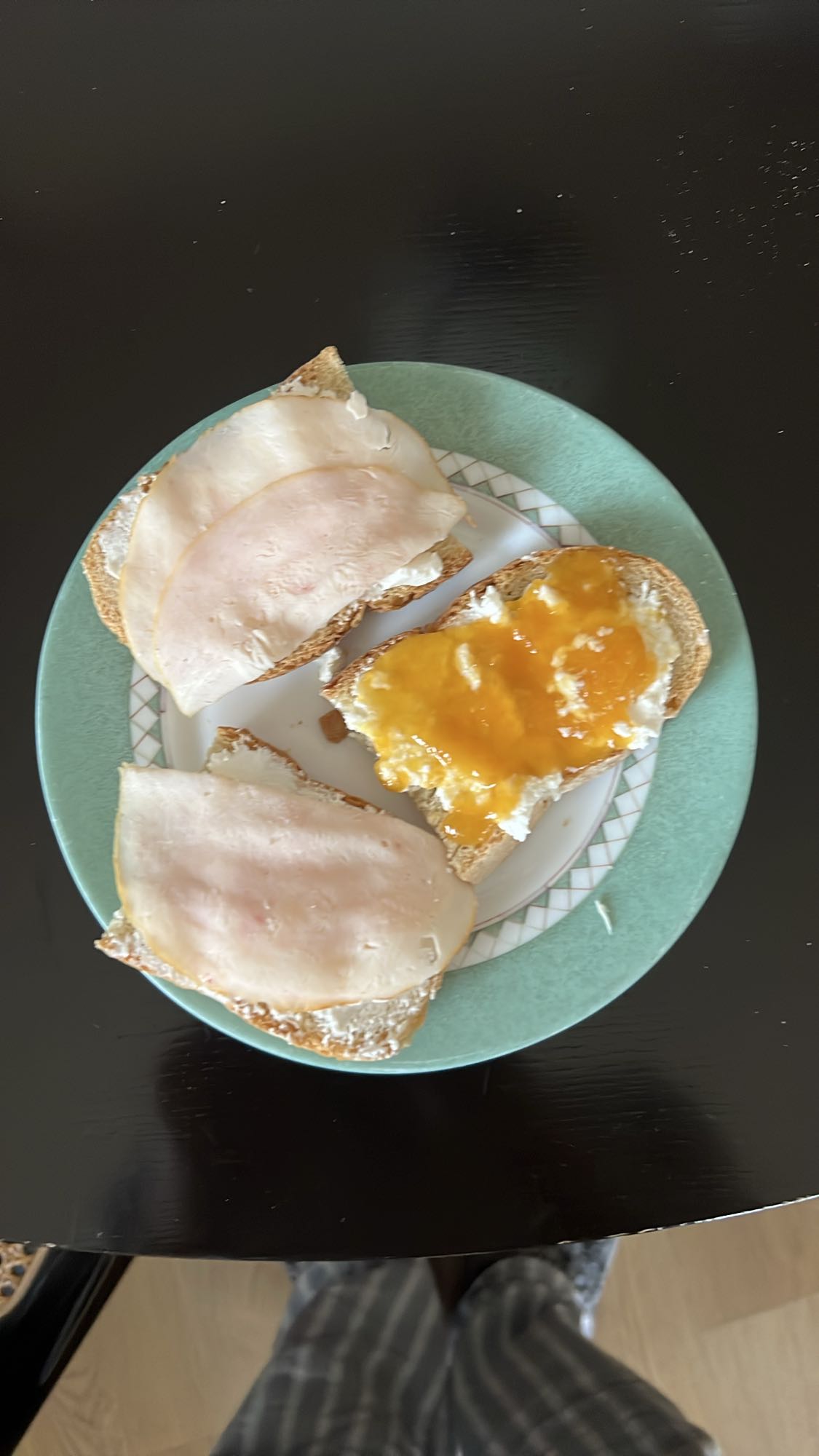 Turkey and Jam Toast