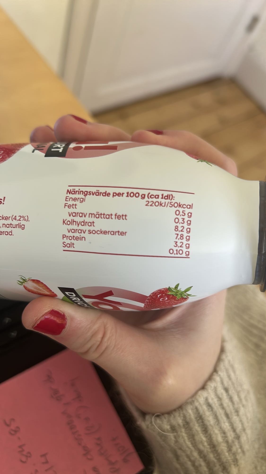 Strawberry Yogurt Drink