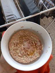 Flocons d'avoine au miel