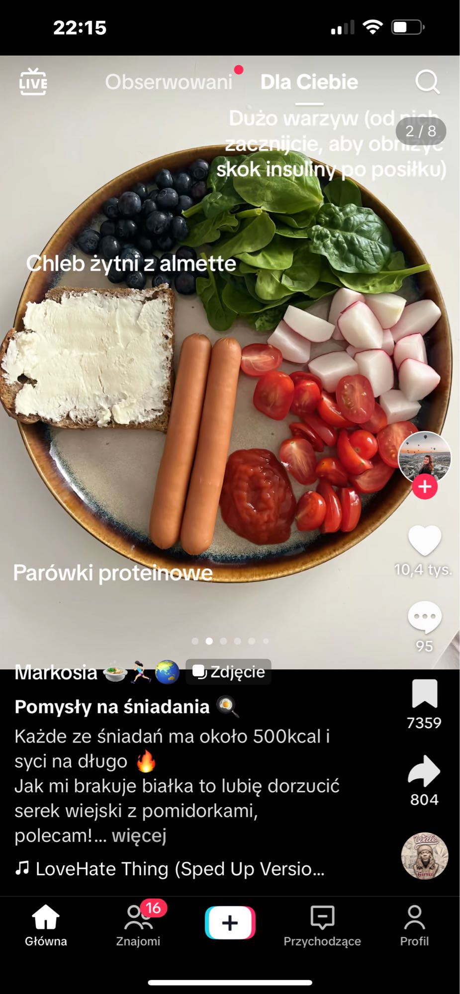 Śniadanie białkowe