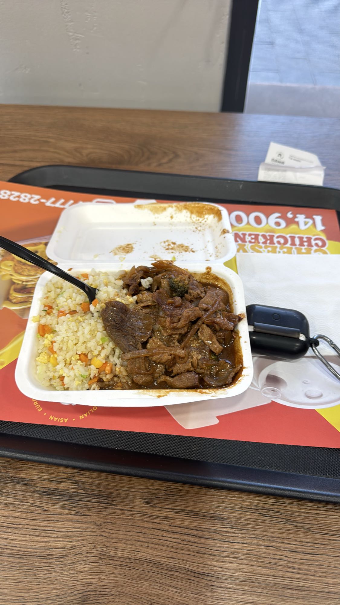 Beef with Fried Rice