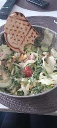 Fresh Salad with Bread