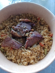 Riz au mouton épicé