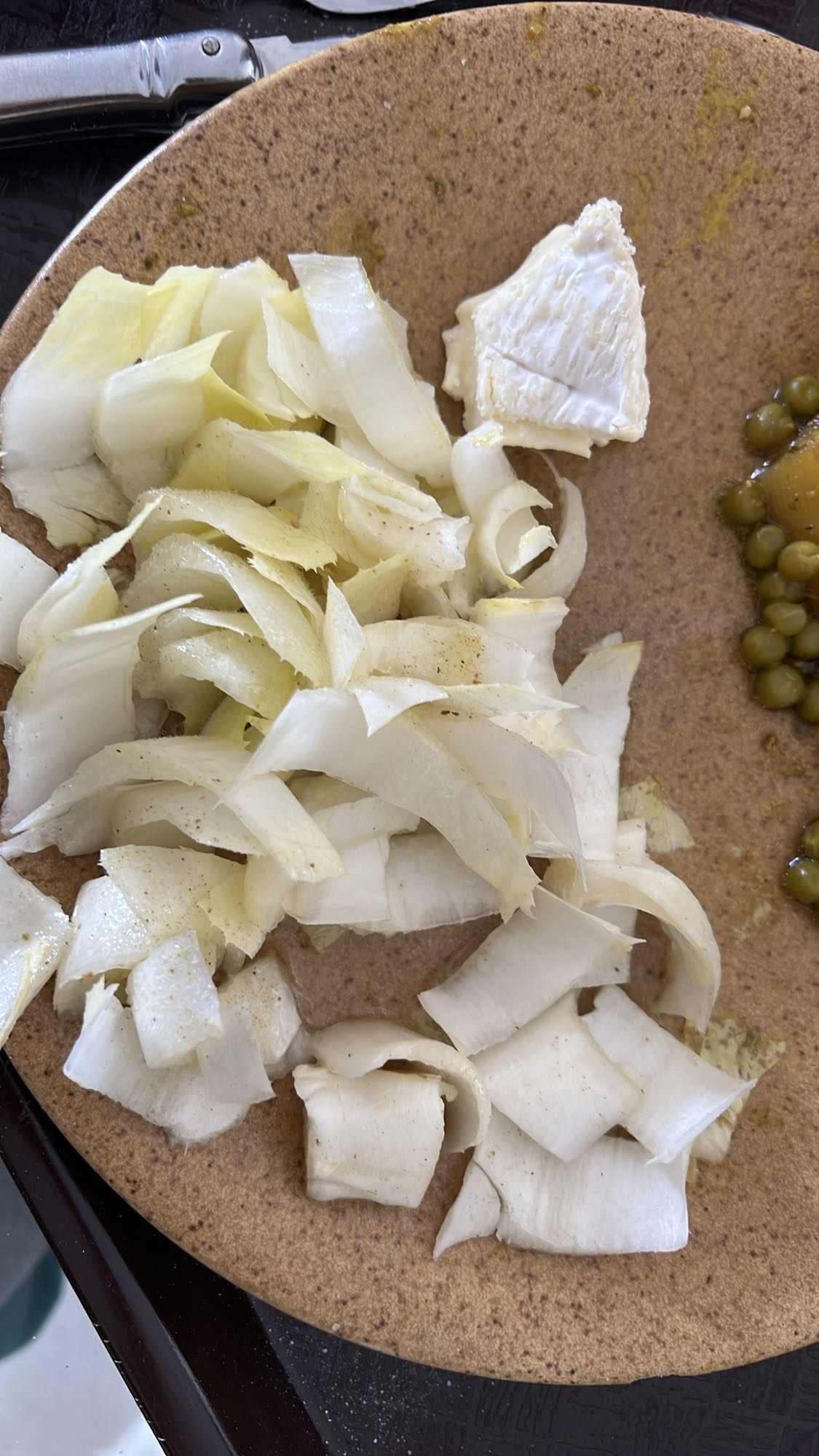 Salade d'endives et fromage