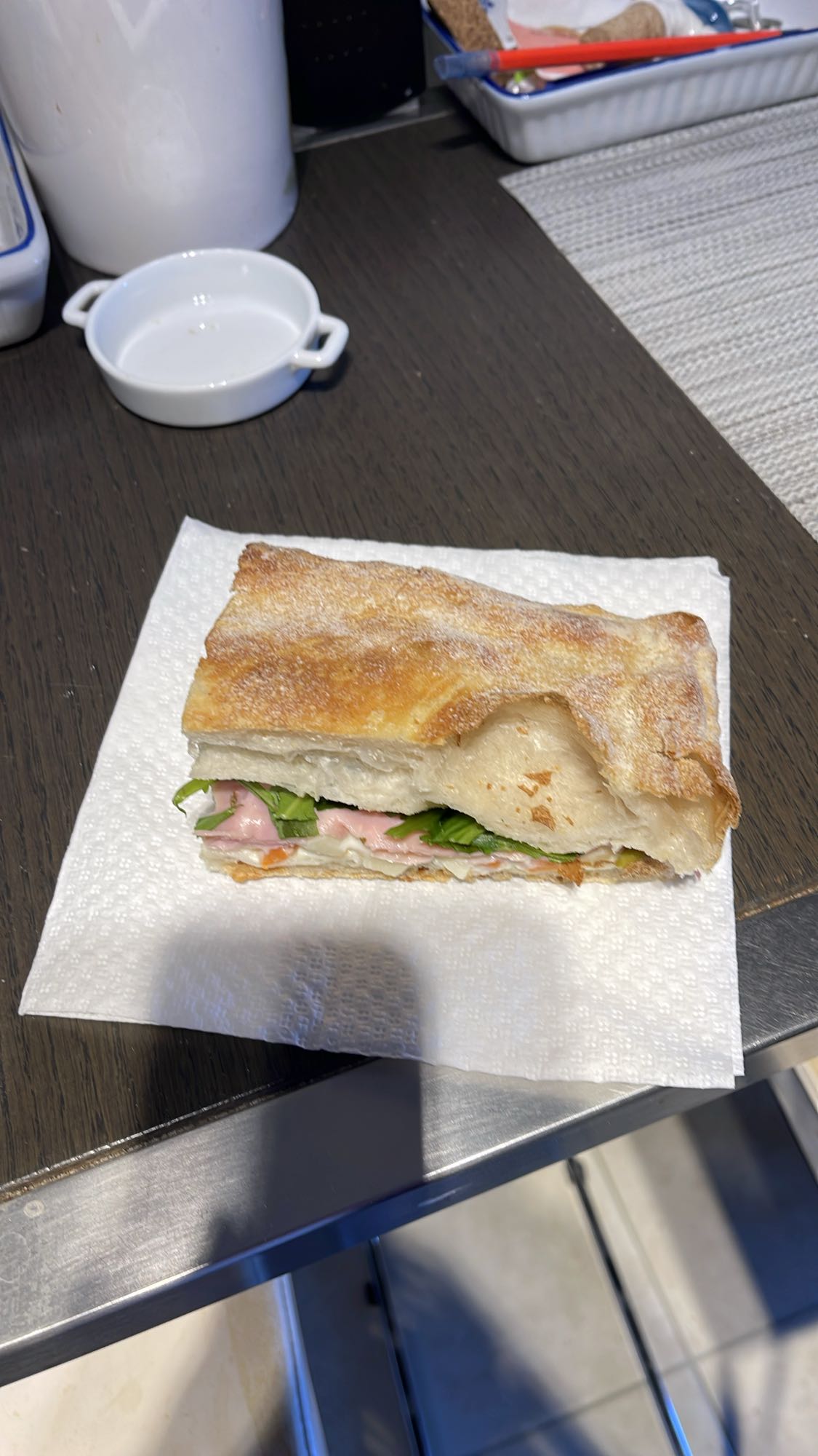 Ham and Lettuce Sandwich