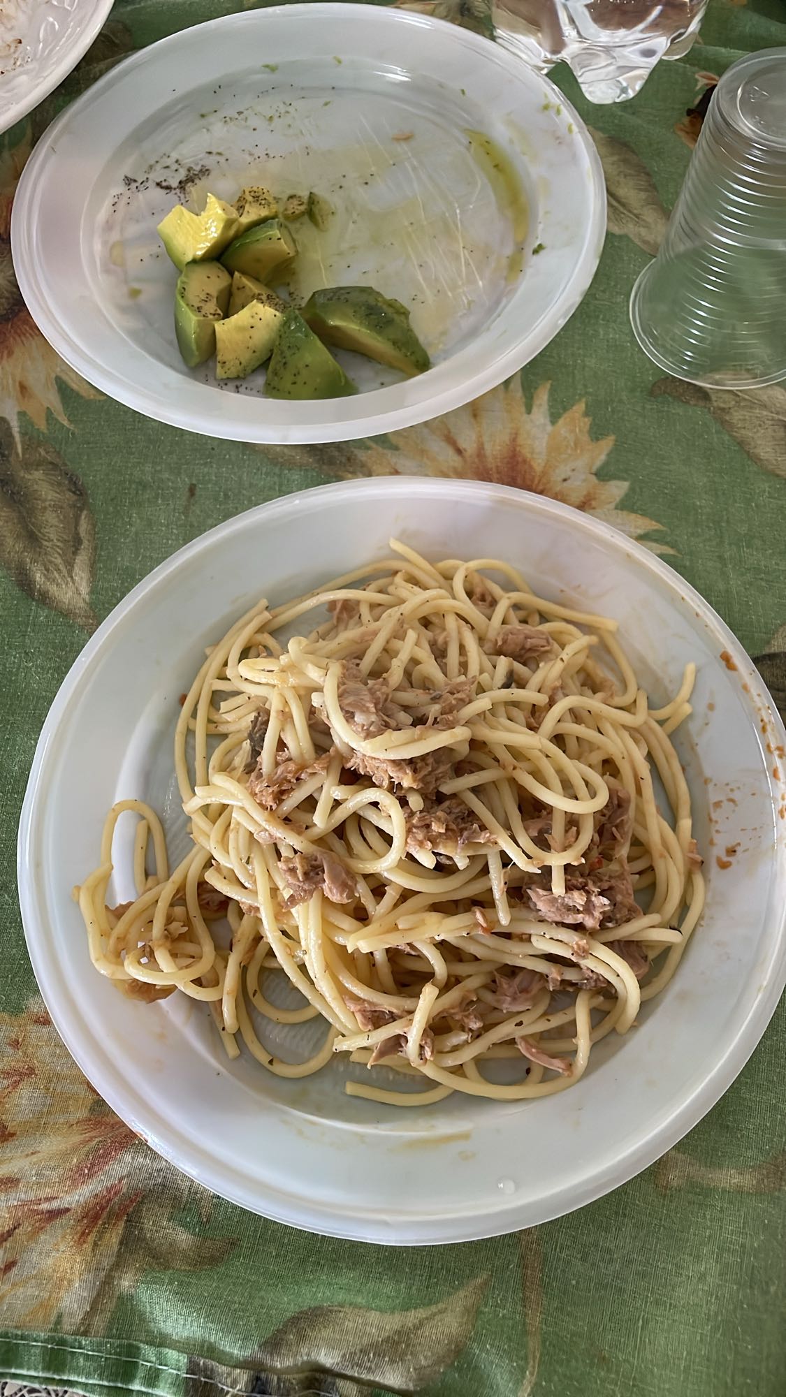 Tuna Spaghetti with Avocado