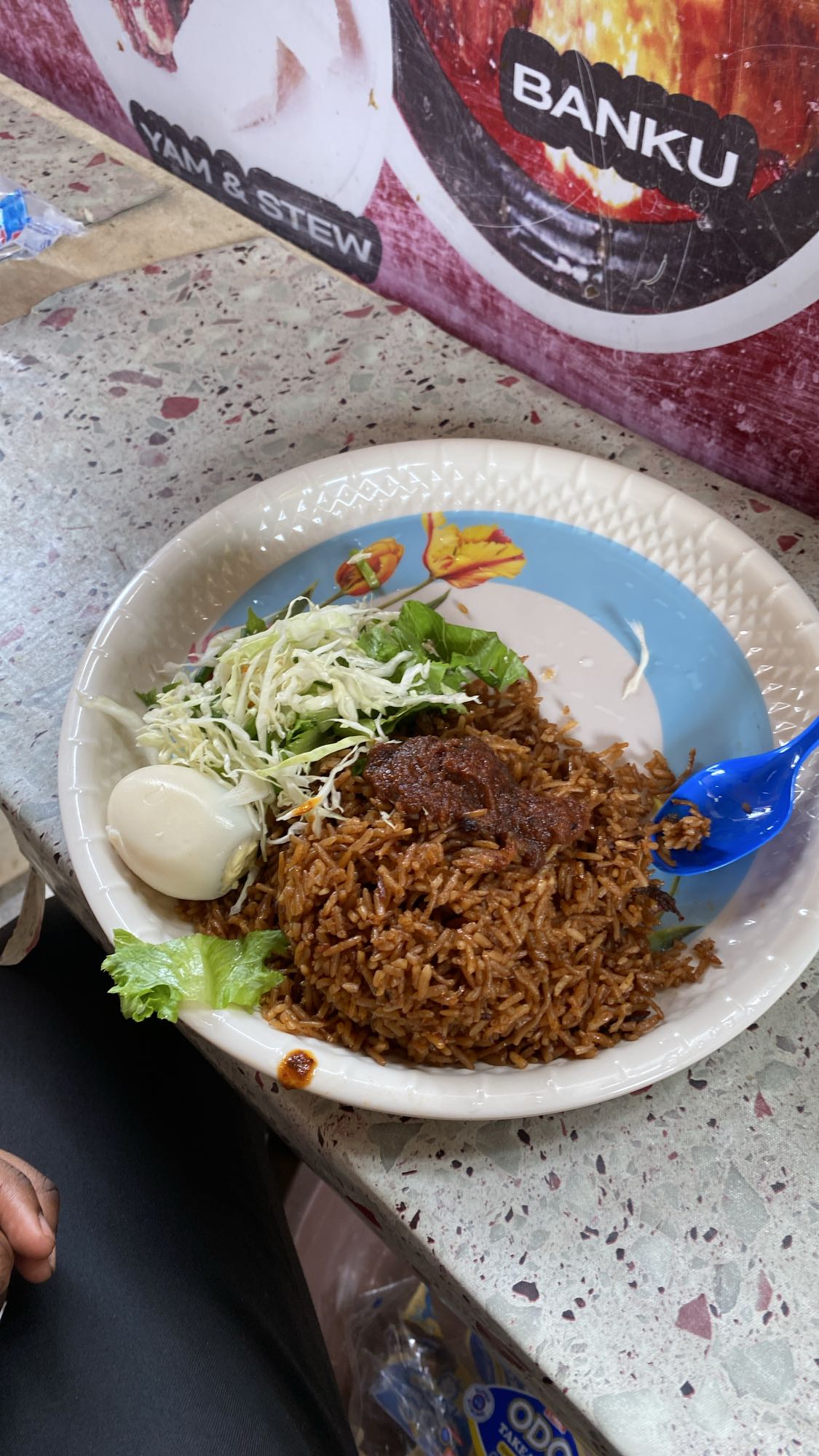 Jollof Rice with Egg