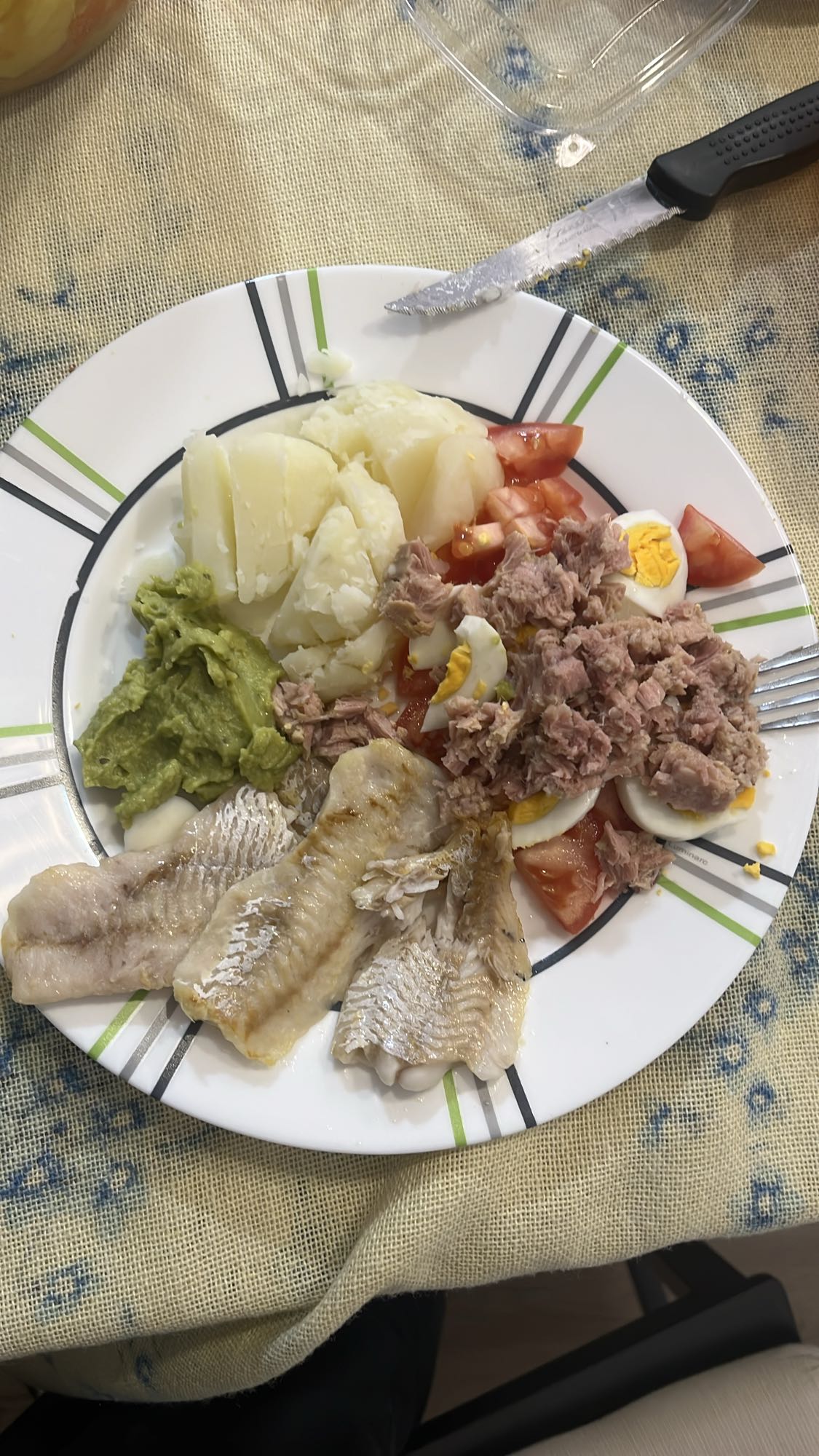 Plato saludable mixto