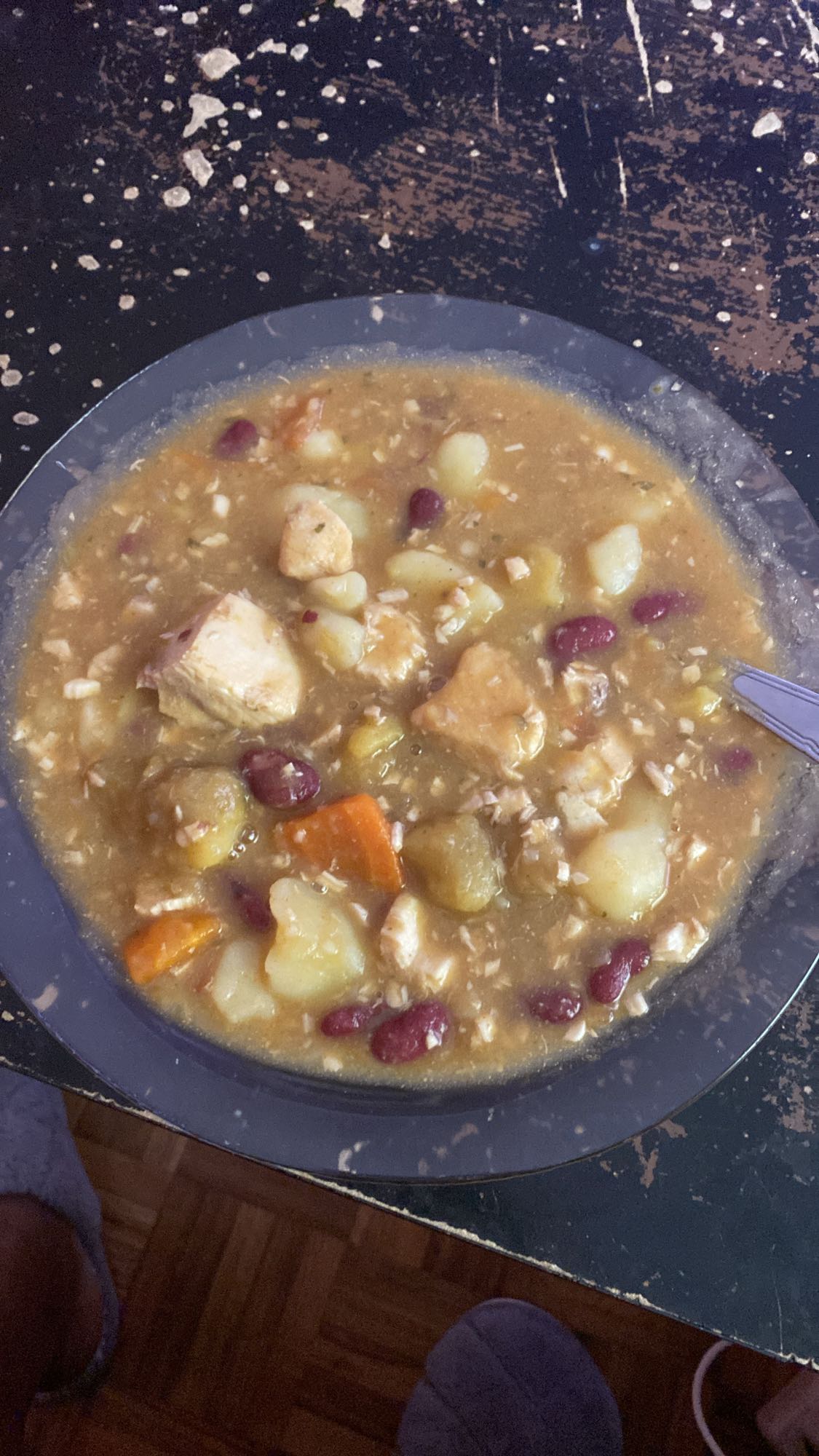 Guiso de pollo y verduras