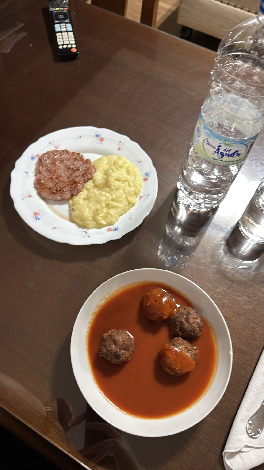 Albóndigas con puré