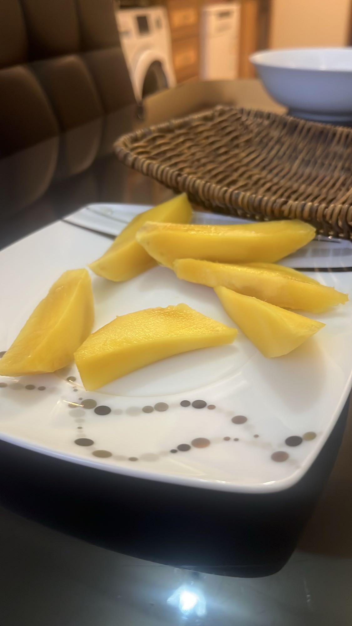 Нарезанное манго