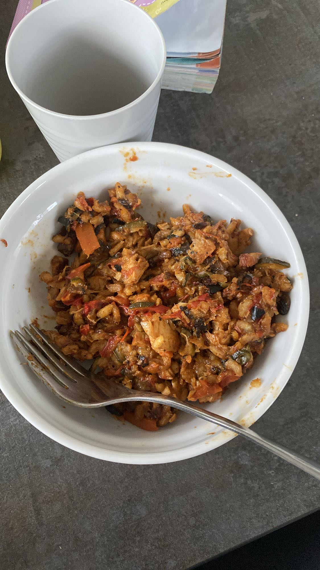 Smażony ryż z warzywami