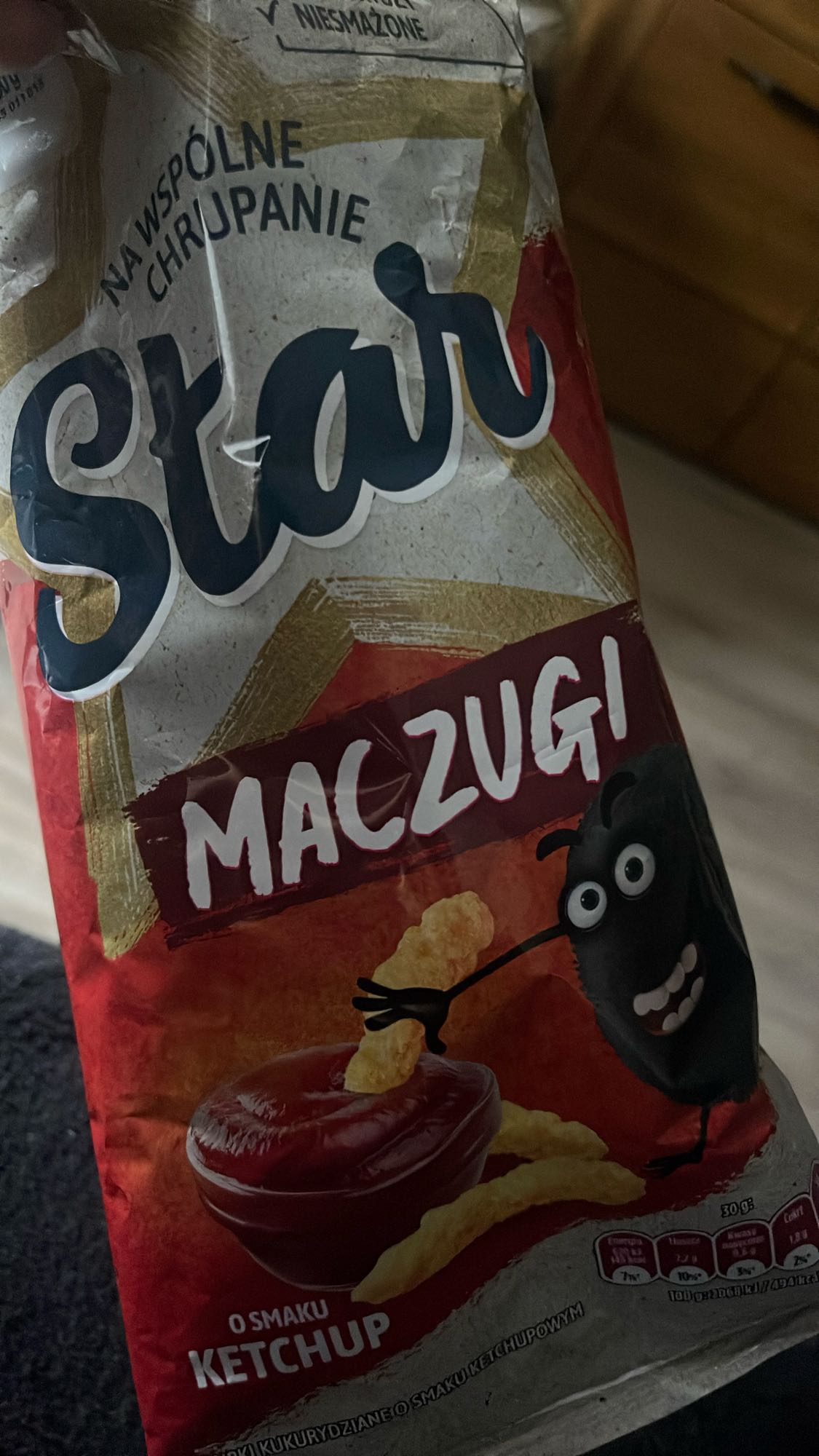 Maczugi o smaku ketchup