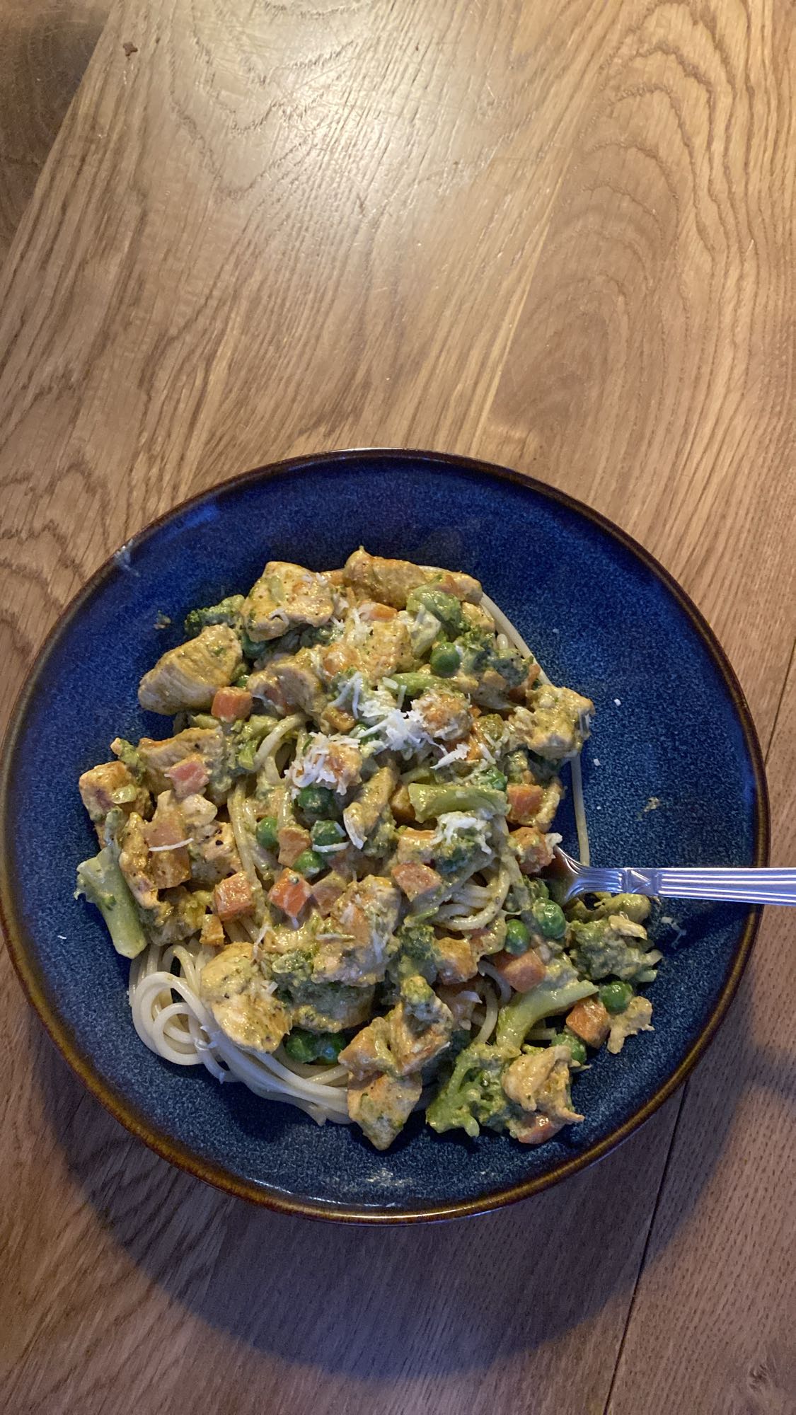 Makaron z kurczakiem