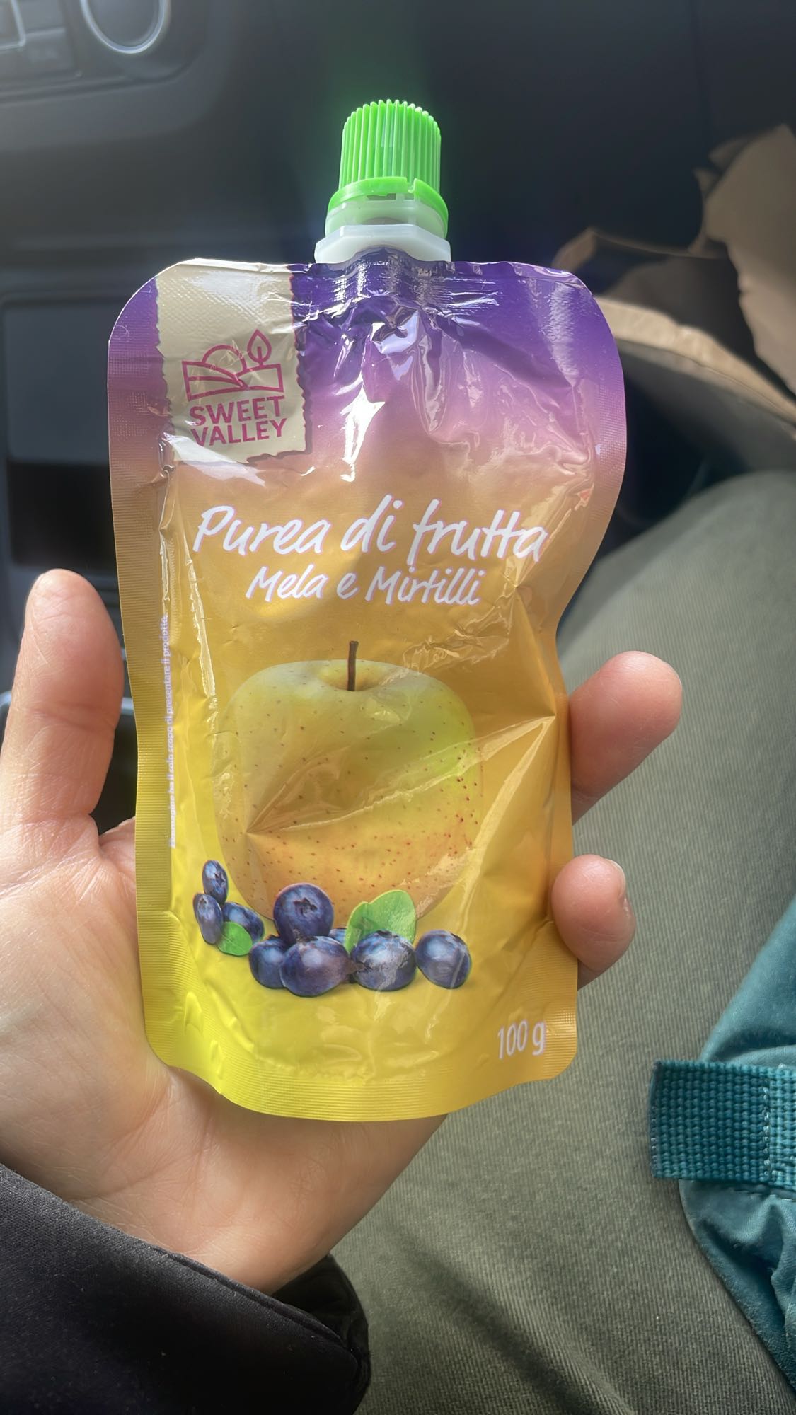 Apple and Blueberry Puree