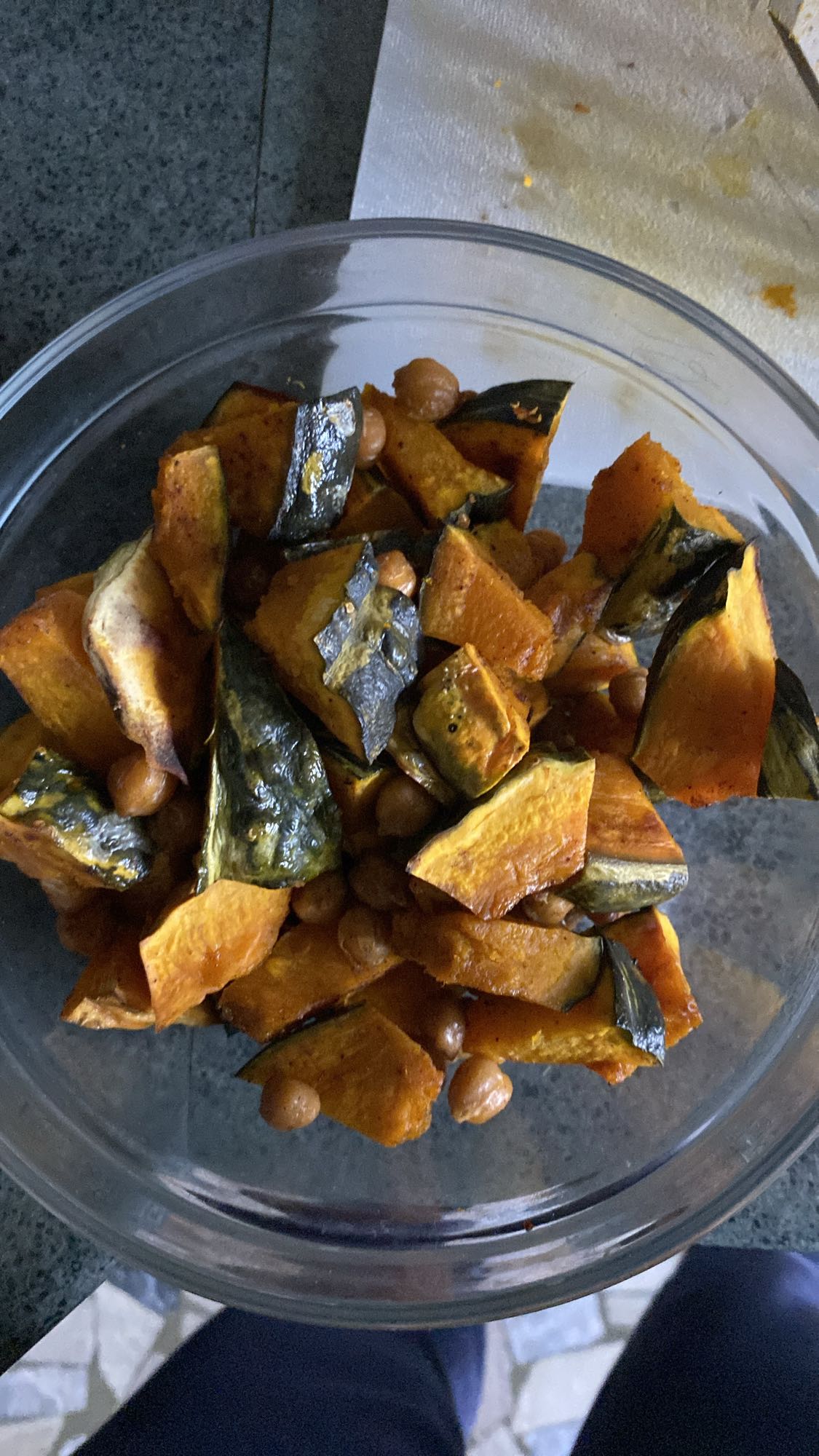 Roasted Pumpkin Chickpeas