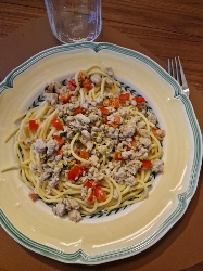 Spaghetti with Ground Turkey