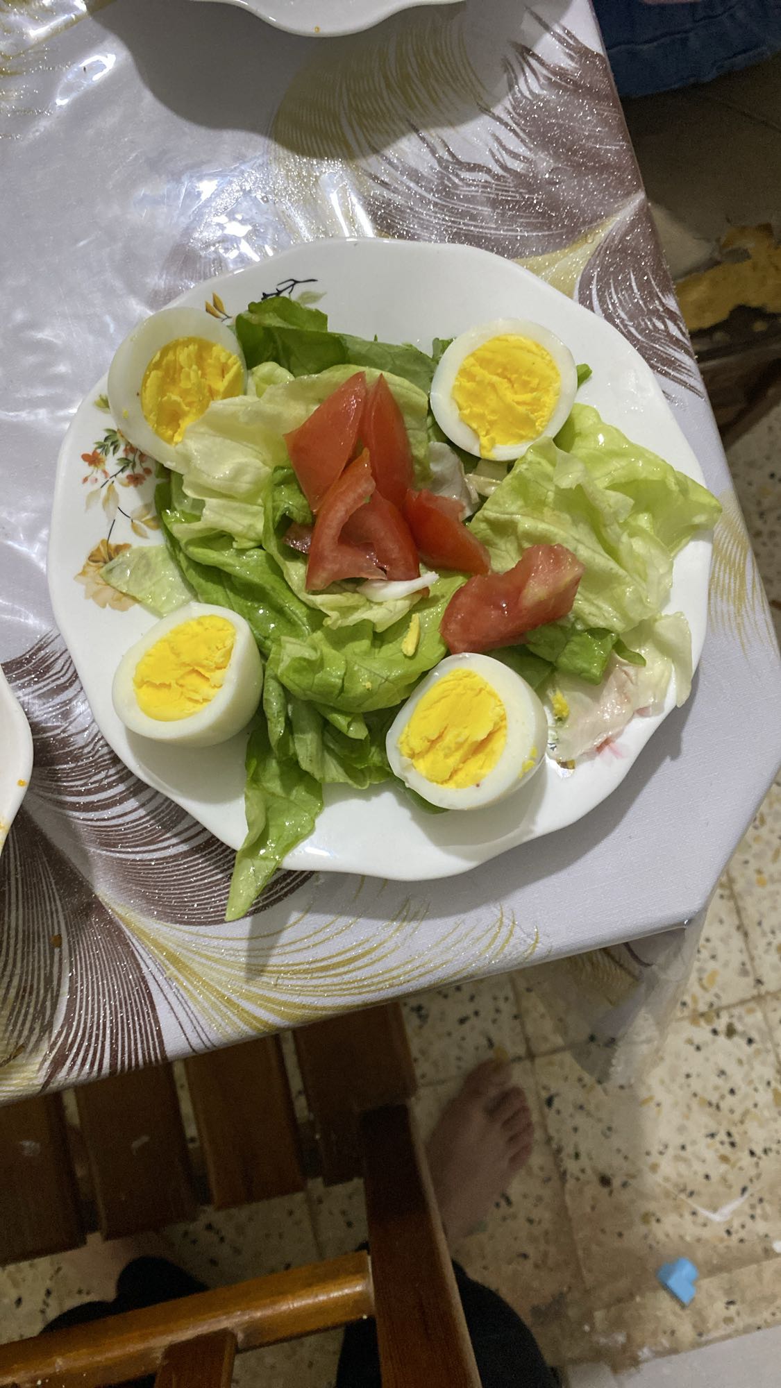 Salade aux œufs