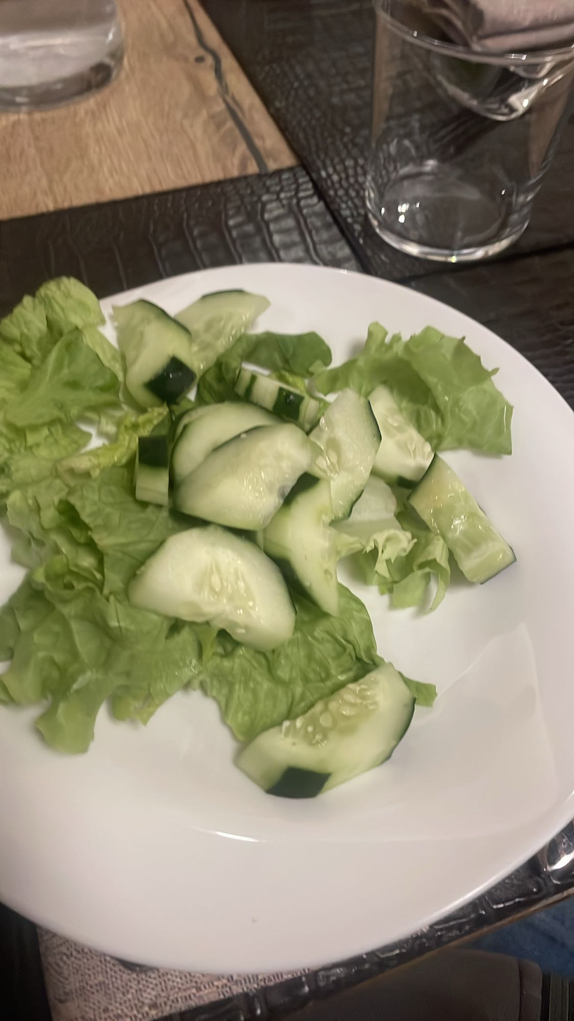 Sałatka z ogórkiem